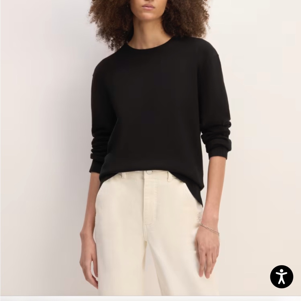 Everlane recycled cashmere crew sweater - NWT